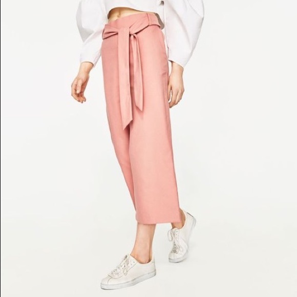 Zara Pants - Zara Cropped Wide Legged Pants